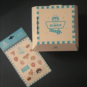 Jellycat Diner x FAO Schwarz Exclusive Box and Stickers